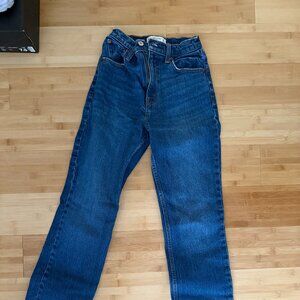 Abercrombie 90's ultra high rise straight Jeans